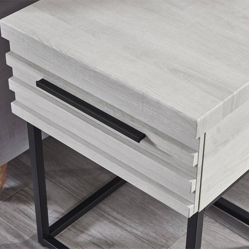 2/3-Piece Bedroom Set, Plush 3D Upholstered Bed with 1/2 Nightstands, Twin