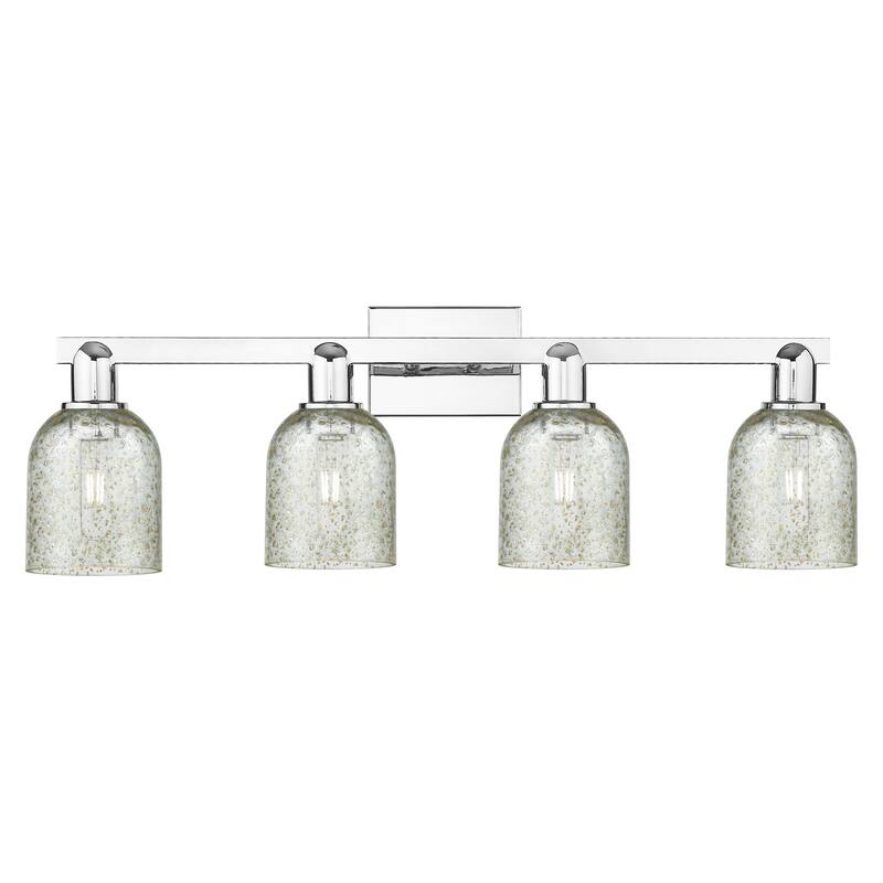 Innovations Lighting Endless Possibilities Arcadia - Caledonia - 4 Light 32" Bath Vanity Light - Polished Chrome/Mica