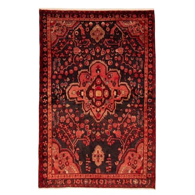 Melis Vintage Navy Rug 4'7" x 7'5" - 4'7 x 7'3