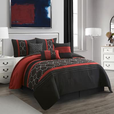 Nanshing Henry 7-Piece Geometric Comforter Set