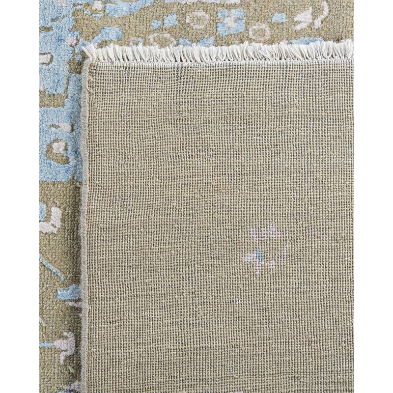 Ikat One-of-a-Kind Hand-Knotted Area Rug - Sand, 9' 2" x 12' 0" - 9' 2" x 12' 0"