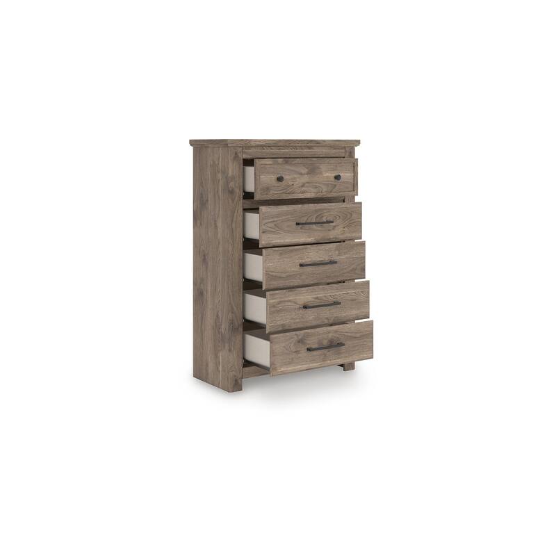 Signature Design by Ashley Stanziford Brown Chest of Drawers - 5-drawer - Brown