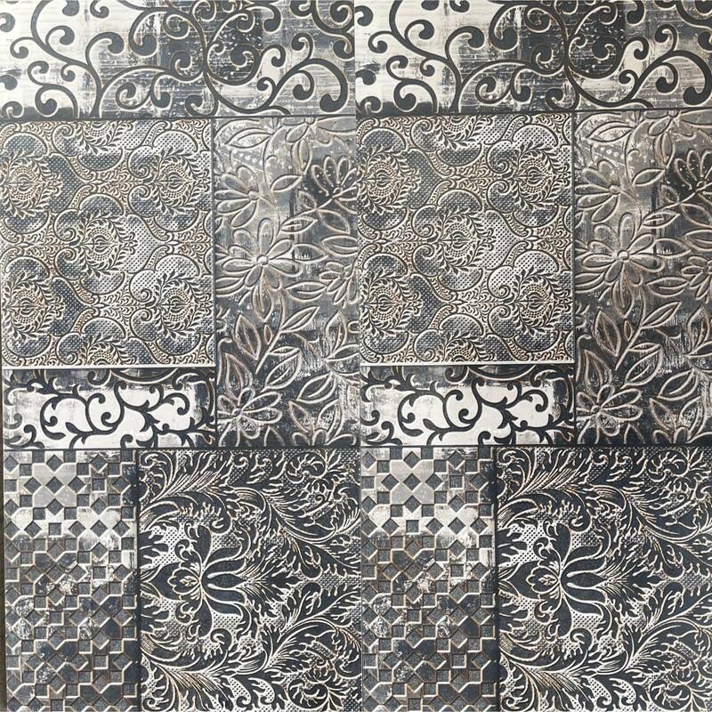 Lagos 12 x 24 Ceramic Tile for Wall & Floor in Dark Grey