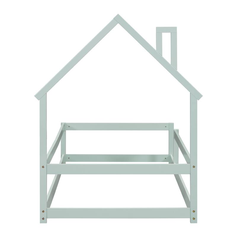 Twin Size Wood bed with Fences