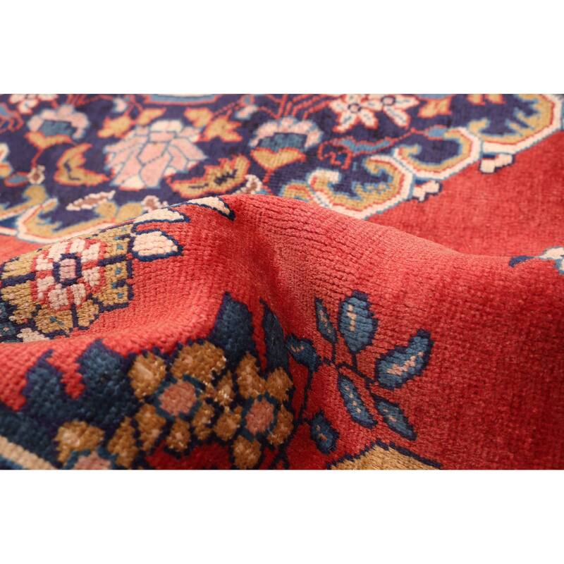 ECARPETGALLERY Hand-knotted Anadol Red Wool Rug - 6'9 x 9'4