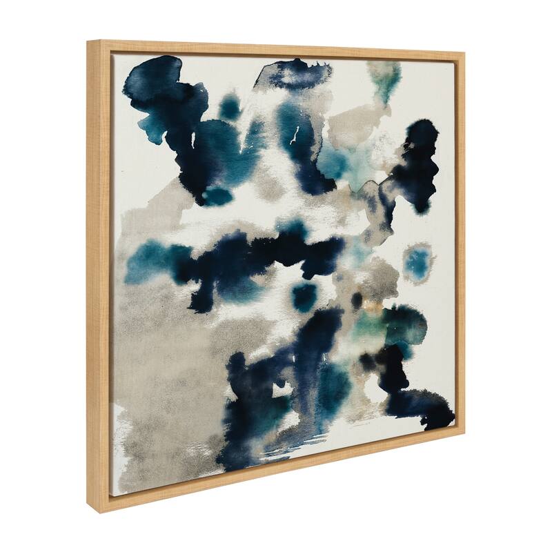 Kate and Laurel Sylvie Gilded Watercolor Frame Canvas by Amy Lighthall