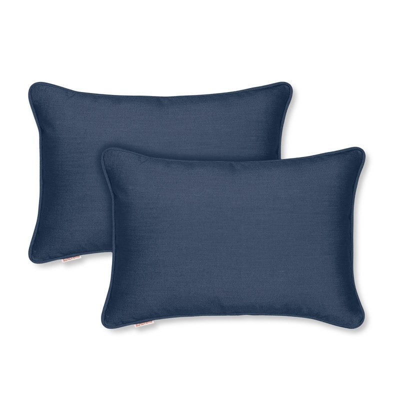 Sunbrella by Austin Horn Classics Corded-Edge Filled Pillow (Set of 2)
