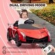 preview thumbnail 27 of 27, 12V Kids Ride On Car, Licensed Lamborghini Veneno Electric Car for Kids, Battery Powered Sports Car for Kids Gift