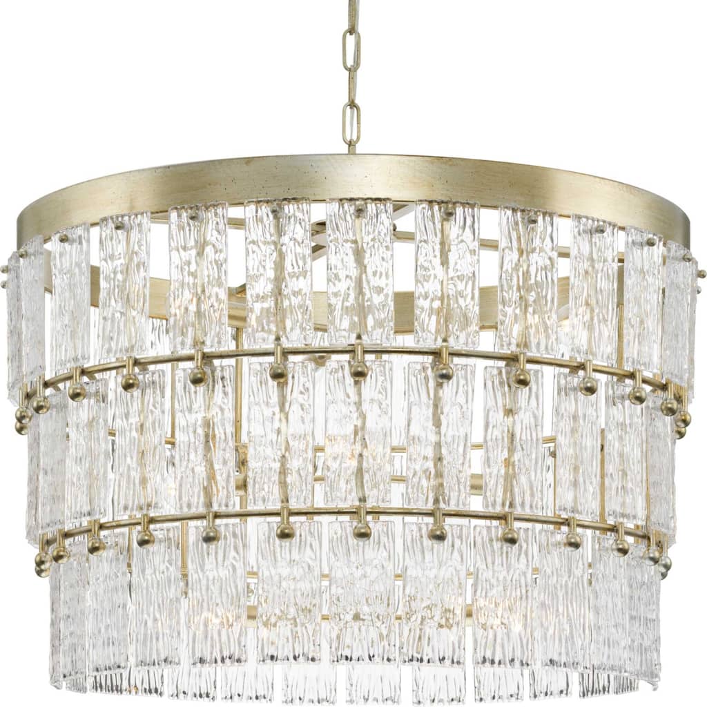 Progress Lighting P400368 Chevall 9 Light 32" Wide Ring Chandelier