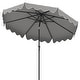 preview thumbnail 3 of 23, Costway 9 FT Patio Umbrella 2-Tier Market Table Umbrella with