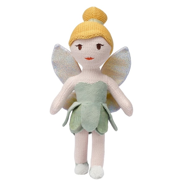 slide 2 of 7, Bedtime Originals Disney Tinker Bell Luxury Knit Plush Fairy Stuffed Animal Toy