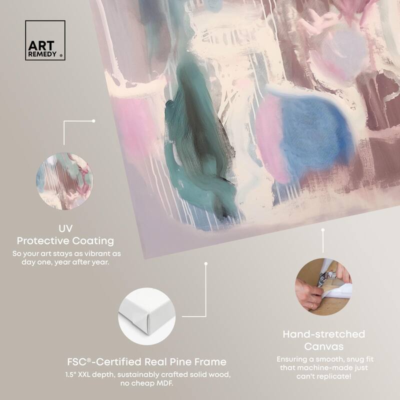 Silk and Satin I Canvas by Art Remedy, Gallery Wrapped