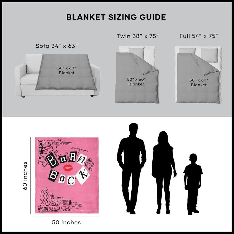 Paramount Mean Girls Silk Touch Throw Blanket