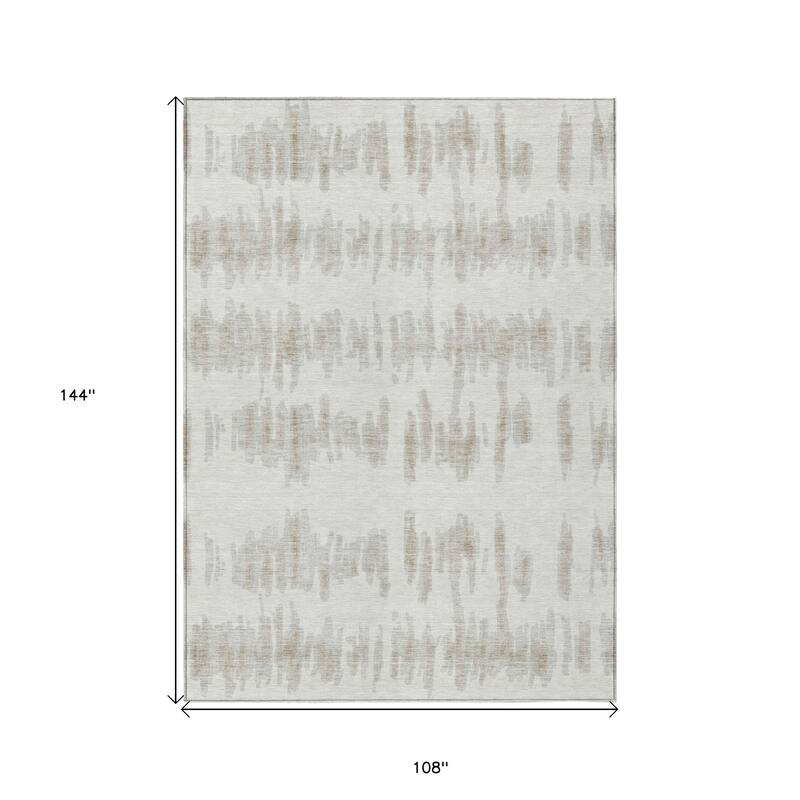 HomeRoots Striped Transitional Rectangle Outdoor Rug