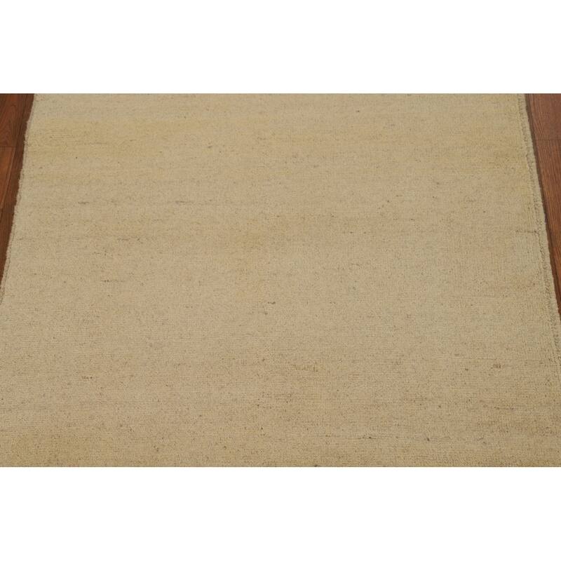 Gabbeh Modern Accent Rug Handmade Wool Carpet - 2'8"x 4'0"