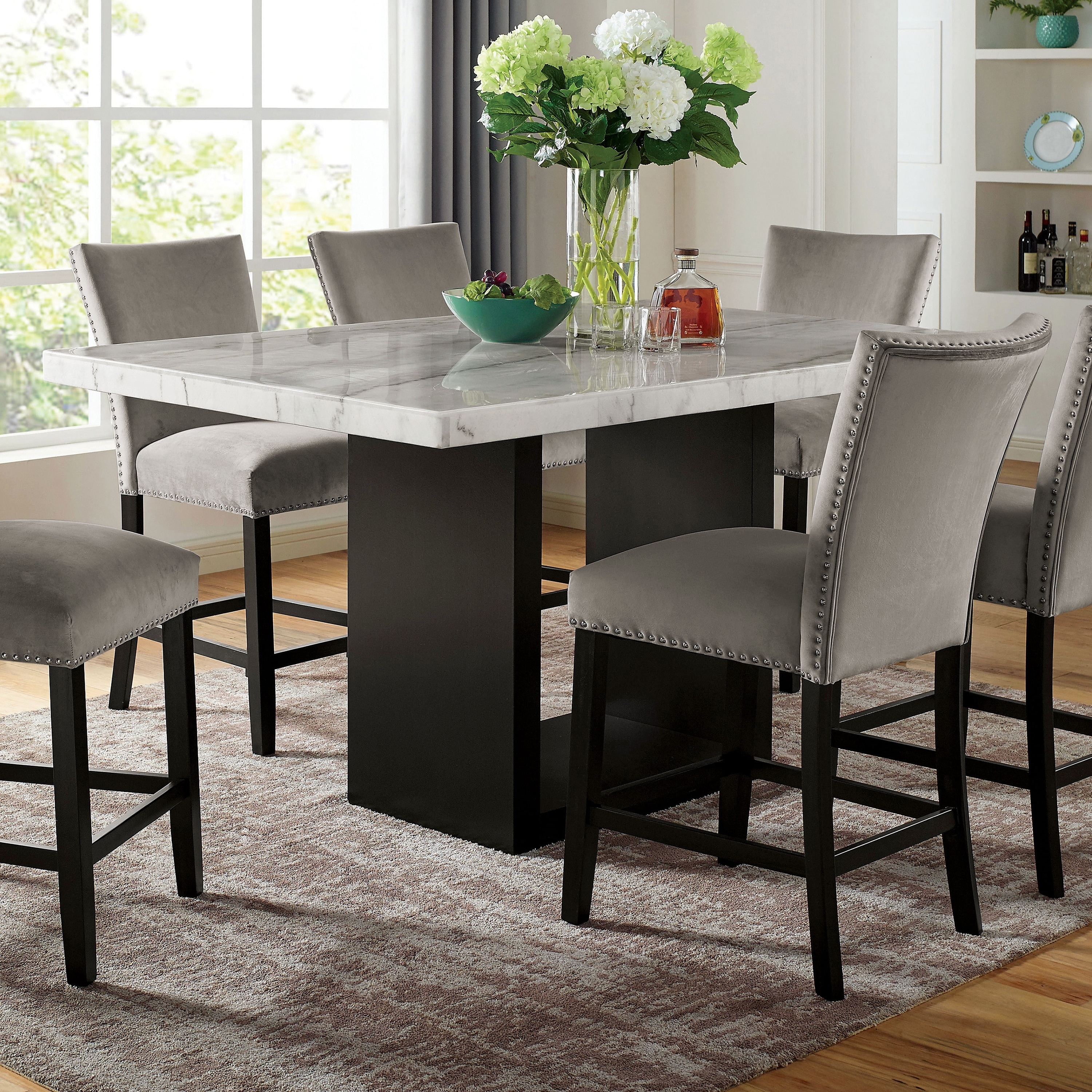Marble counter height table new arrivals