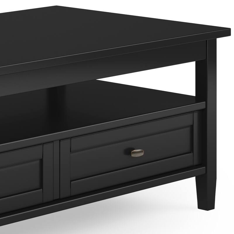 WYNDENHALL Norfolk Wood Transitional Coffee Table - 48 Inches wide
