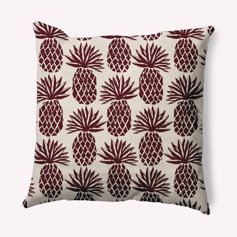 Pineapple Stripes Decorative Throw Pillow