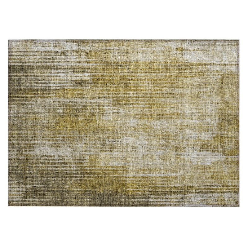 Machine Washable Indoor/ Outdoor Chantille Modern Ombre Rug
