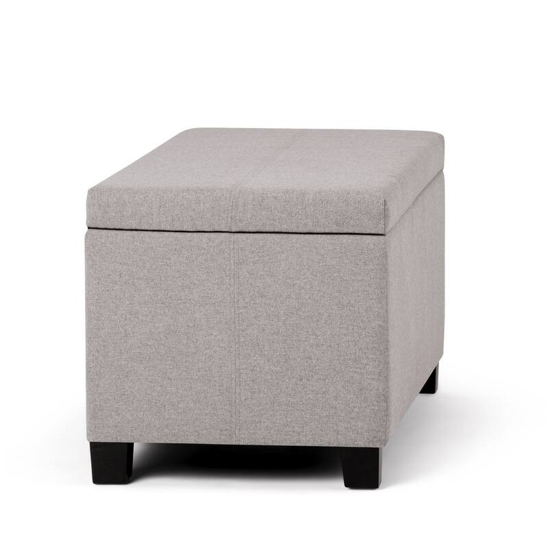 Modern Storage Ottoman Bench - Gray