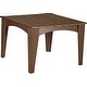 preview thumbnail 8 of 29, Poly Lumber Island Dining Table 44" Square - Chestnut Brown
