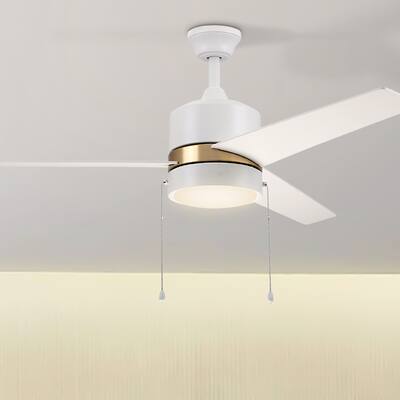 CARRO Abraxas 52" 3-Blade Indoor Ceiling Fan With LED Light -Pull Chain
