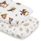 preview thumbnail 1 of 4, Sweet Jojo Designs Western Cowboy Boy 2 Pack Baby Bassinet Fitted Sheets - Cow Print & Wild West, Southern Charm, Country, Horse