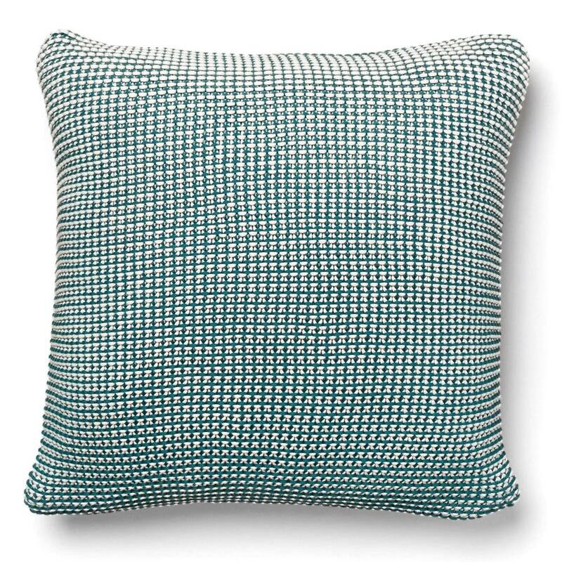 Cottage Home Casey Cotton Throw Pillow - Peacock Green