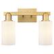 Option Brushed Brass / Matte White