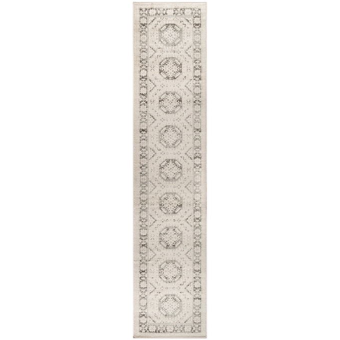Nourison Serenity Home Indoor Persian Area Rug - 2' 2" x 7' 6" - Grey/Ivory - Runner