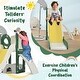 preview thumbnail 31 of 65, 5 in 1 Toddler Slide and Swing Set - Indoor & Outdoor Kids Playground Climber with Telescope - 71.6'' L x 56.3'' W x 45.2'' H