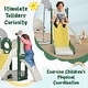 preview thumbnail 15 of 43, Toddler Slide and Swing Set 5 in 1, Kids Playground Climber Slide Playset with Telescope, Freestanding Combination