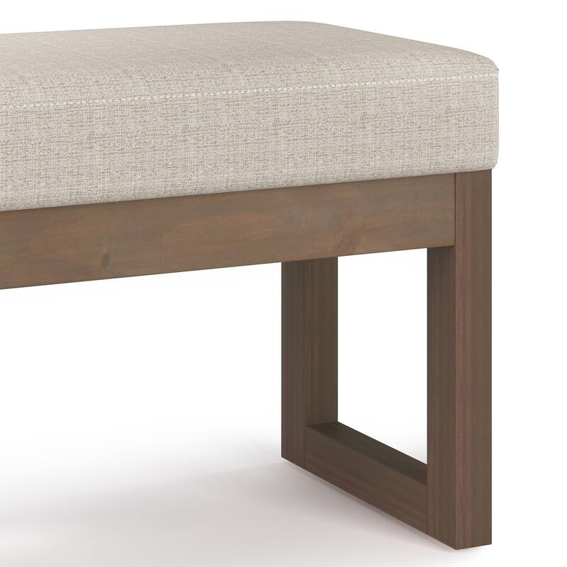 WYNDENHALL Madison 26 inch Wide Contemporary Rectangle Ottoman Bench