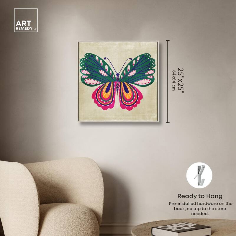 Butterfly Wings Canvas by Art Remedy