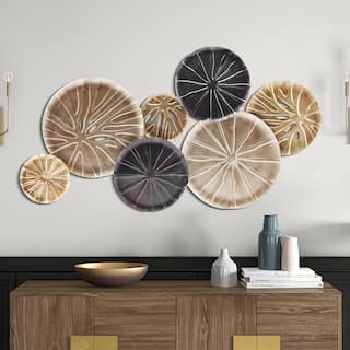 Carbon Loft Multi-color Sandollar Metal Wall Art