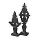 preview thumbnail 3 of 3, Elk Home Dido Black Composite 6 Inch Wide Decorative Object
