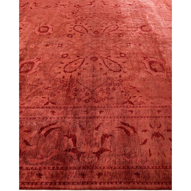 Vibrance, One-of-a-Kind Hand-Knotted Area Rug - Brown, 9' 1" x 11' 8" - 9' 1" x 11' 8"