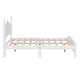 preview thumbnail 5 of 7, Full Size Wood Platform Bed Frame,Retro Style Four Poster Bed