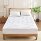 preview thumbnail 1 of 4, The Beyond Bed™ Soft Waterproof Quilted Mattress Pad with Elastic Deep Pocket - White Full