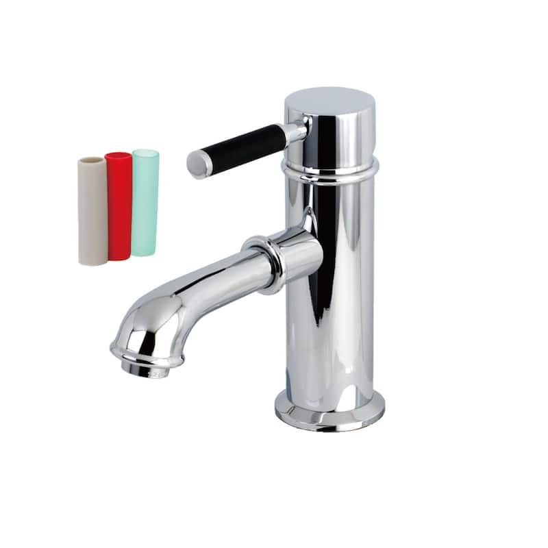 Kingston Brass Kaiser 1.2 GPM Single Hole Bathroom Faucet with Pop-Up - Polished Chrome