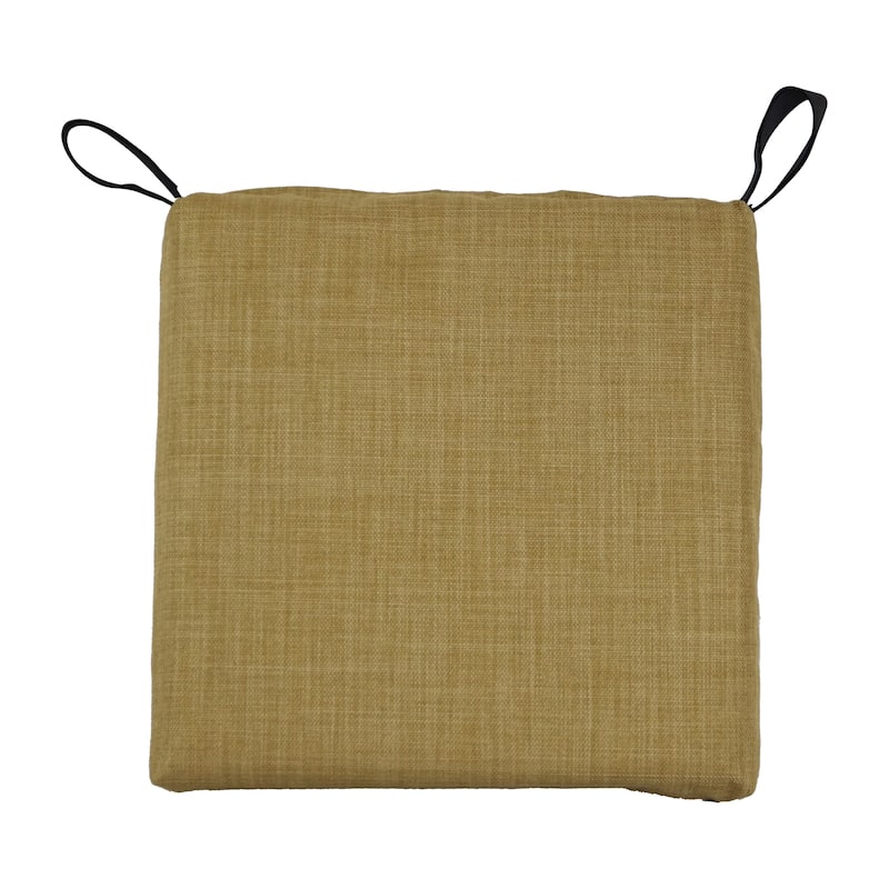 16-inch Indoor/Outdoor Solid Chair Cushions (Set of 2) - 16 x 16