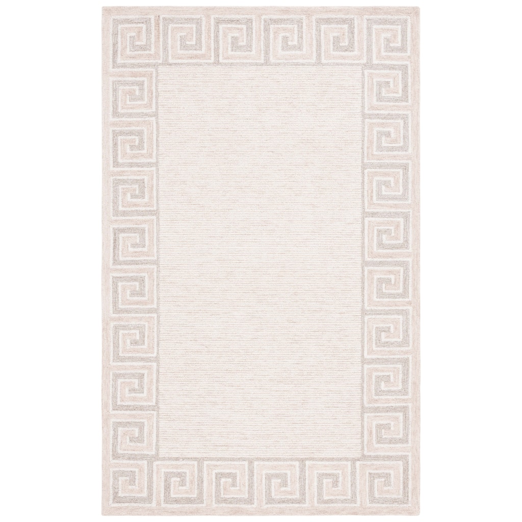 SAFAVIEH Handmade Ebony Ervehe Contemporary Wool Rug