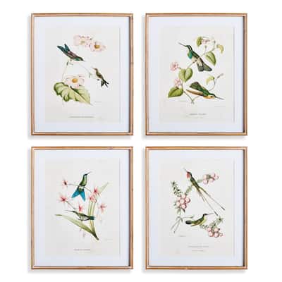 Hummingbirds With Blush Blooms