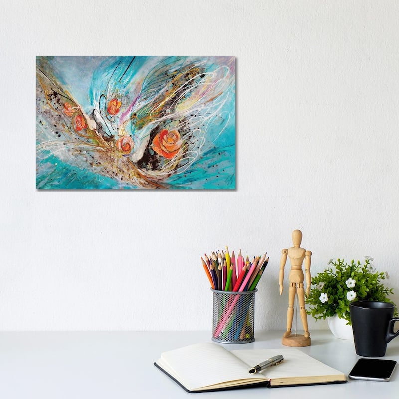 iCanvas "The Angel Wings X. The Five Roses" by Elena Kotliarker Canvas Print - 8x12x0.75