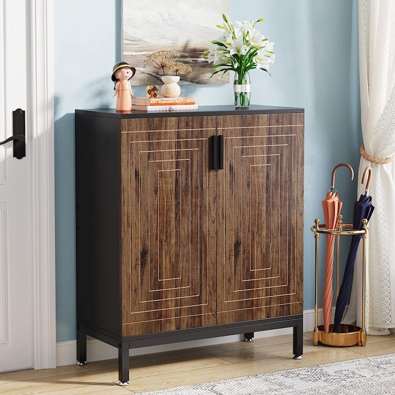 20 Pairs Entryway Shoe Storage Cabinet Storage Organizer for Closet