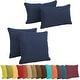 preview thumbnail 4 of 2, Blazing Needles Delaney Indoor/Outdoor Throw Pillow Set (Set of 4)