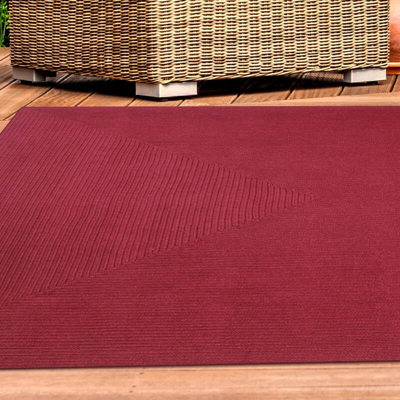 Superior Braided Reversible Indoor/Outdoor Area Rug