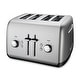 preview thumbnail 7 of 8, KitchenAid Refurbished 4-Slice Toaster with Manual High-Lift Lever, RKMT4115 Contour Silver
