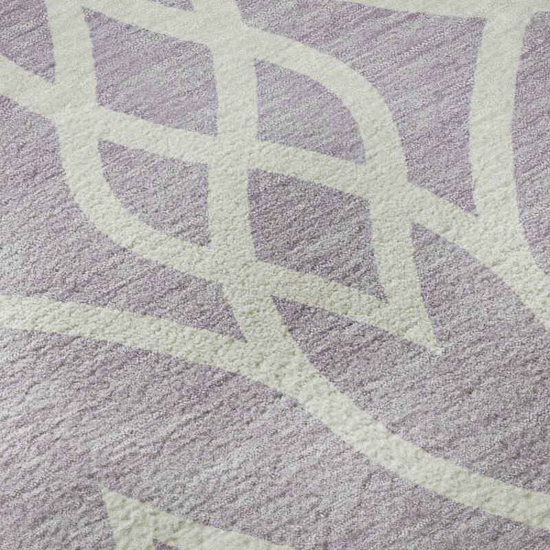 Premium Washable Super Soft Transitional Scroll Mayfield Rug
