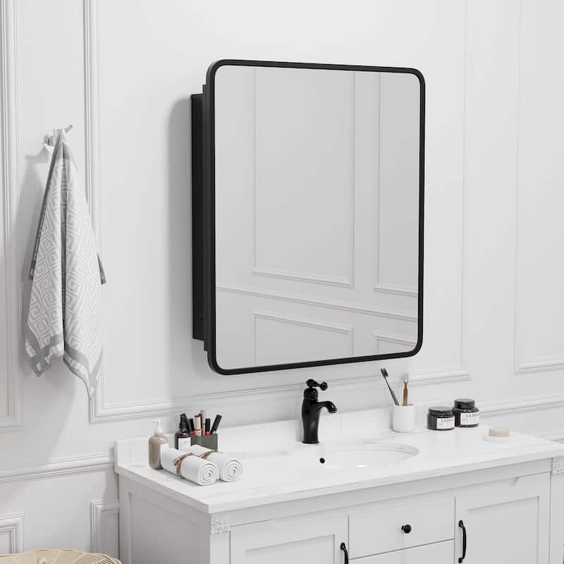 Surface Mount Medicine Cabinet with Mirror